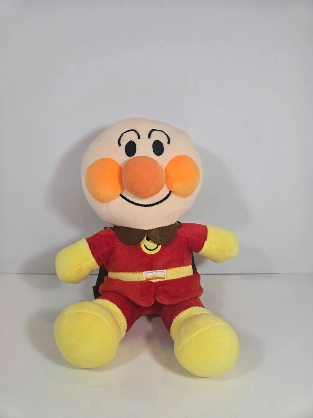 Anpanman Plush Toy – Japanese Character Red Suit Yellow Boots